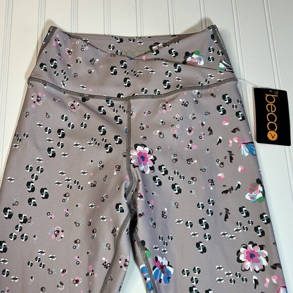 BECCA Size Small Mid Rise Stretch Athletic Pants Leggings NWT - Picture 2 of 9